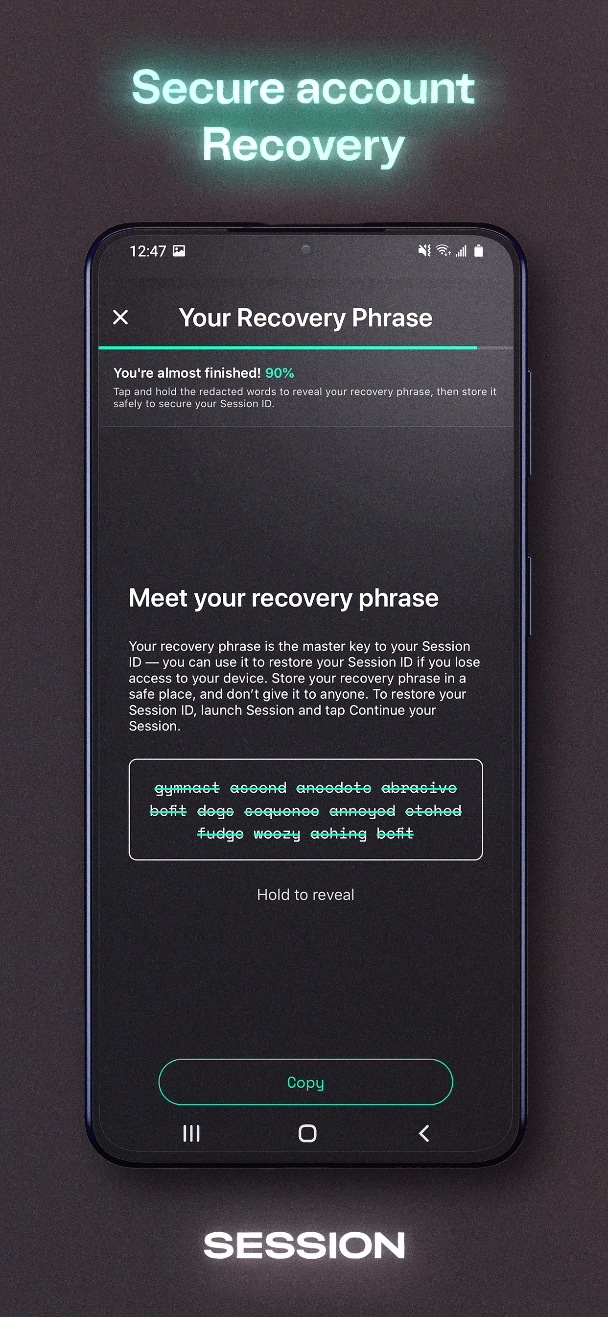 Session screenshot